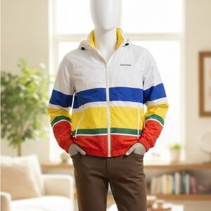 New with tag Tommy Hilfiger long sleeve zipper jacket hoodie men’s size L